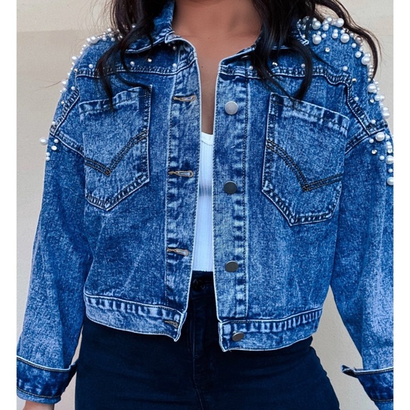 Pearl denim jacket - Picture 4 of 5